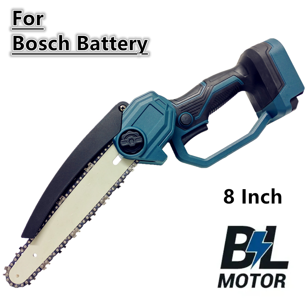 Gardening Tools Battery Powered - ボッシュ 18V バッテリー 8 インチチェーンソーブラシレス電気チェーンソー剪定木工切断コードレスガーデン電動ツール