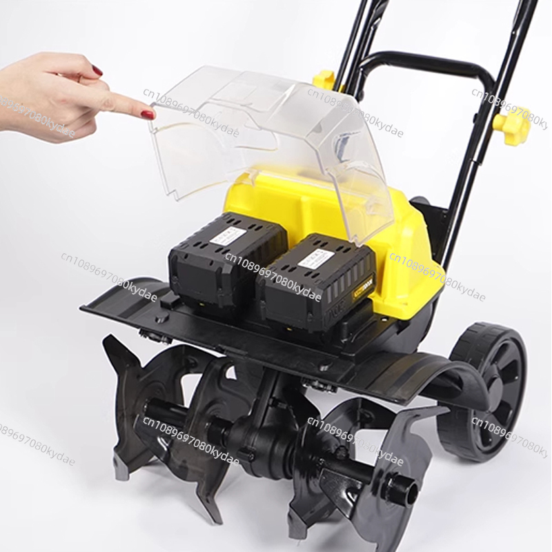 Gardening Tools Battery Powered - 充電式リチウム電池ミニロータリー耕運機 家庭用土壌鬆軟化ツール ガーデン温室用カルチベーター