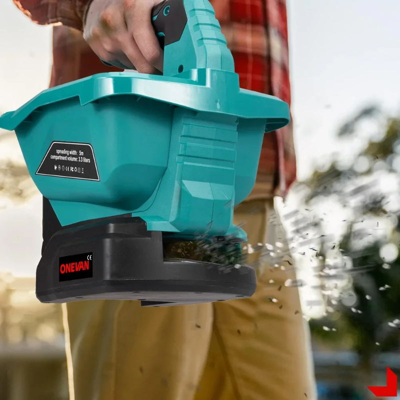 Gardening Tools Vegetables - 6 ギア自動肥料スプレッダーハンドヘルド電気肥料スプレッダー草の種子菜園電動ツール農業