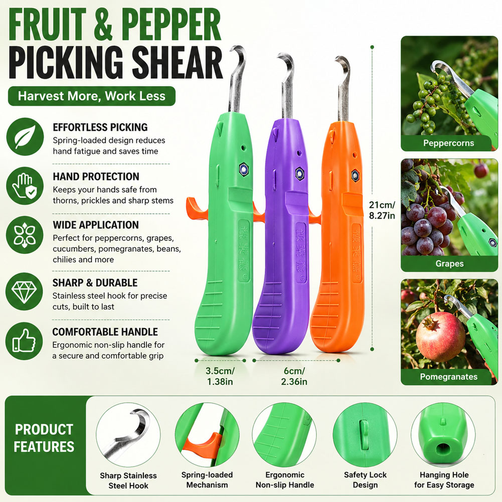 Gardening Tools Vegetables - 果物野菜クイックピッキング多機能園芸剪定ツール、果物収穫野菜収穫用具