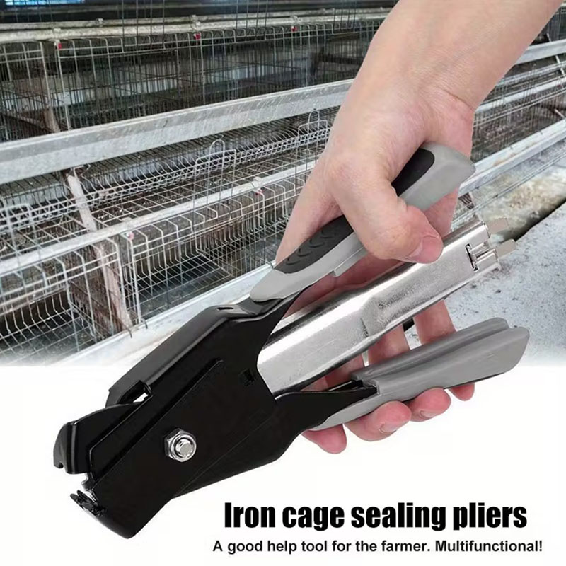 Gardening Tools Types - C型バックルSR8鶏小屋ガンペットケージ専用ネイルガン有刺鉄線組立・修理ツールボタン式クイックインストール