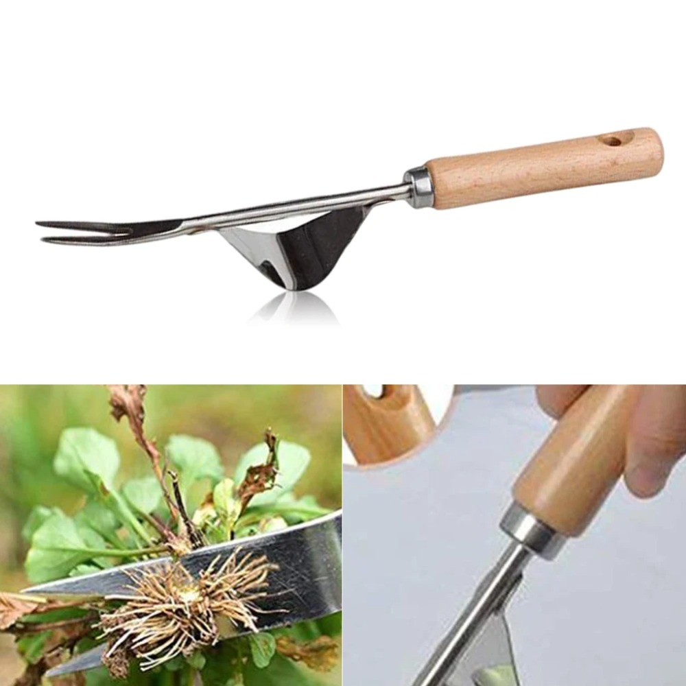 Gardening Tools Wooden - 木製ハンドル付きステンレス製ガーデンピンセット,取り外し,カッター,ペンチ,多機能ピンセット,健康,1個