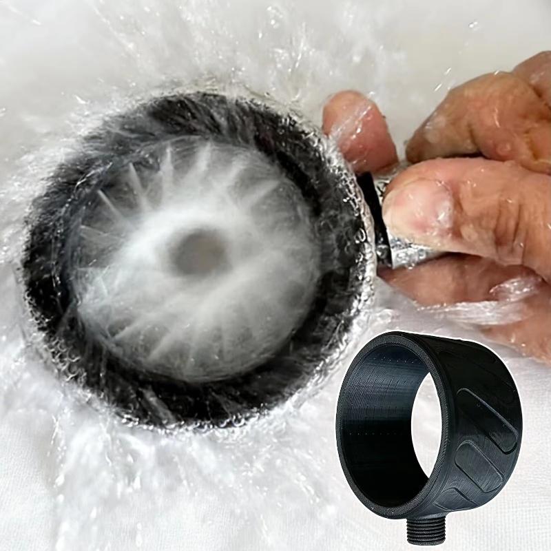 Garden Hose Nozzle - 男性用高圧シャワーヘッドノズル 1個入り スパイラルスプレー 節水 浴室バス体験用
