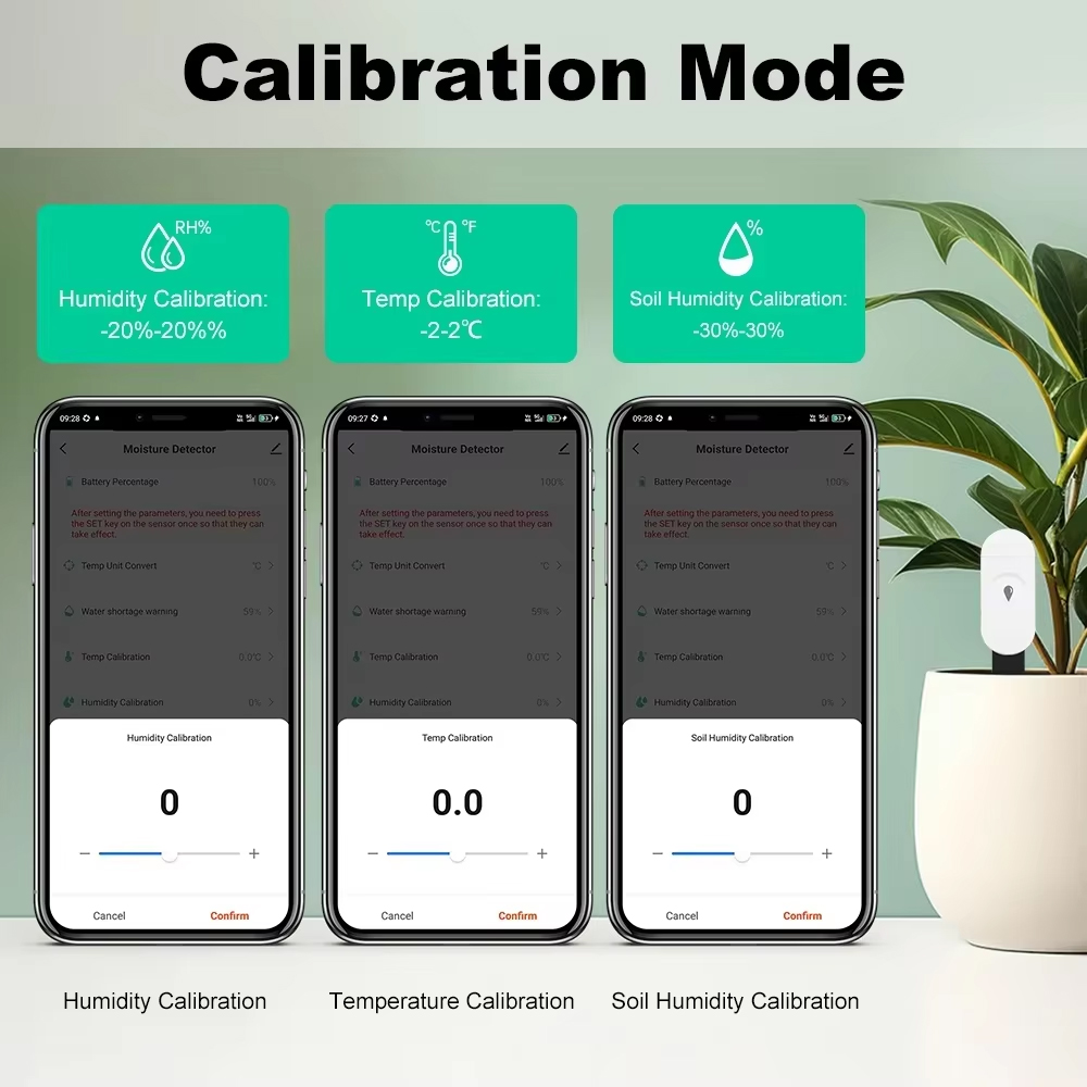 Zigbee 土壌水分センサー湿度温度テスター土壌水分モニタ - Moisture Meter Plant のレビューと価格