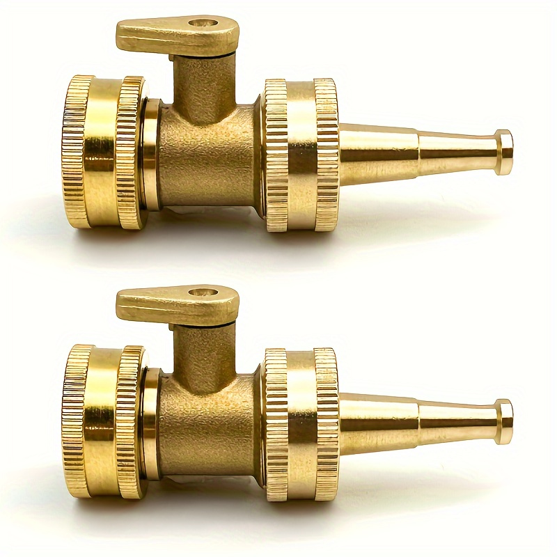 2個/セット真鍮製ガーデンホースノズル-耐久性のある金属製芝 - Garden Hose Nozzle のレビューと価格
