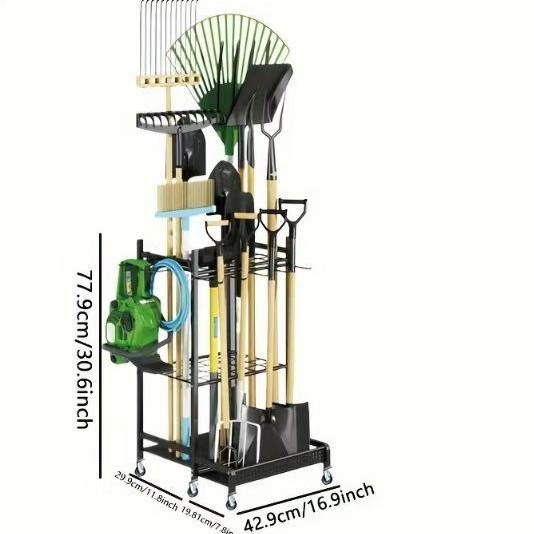 アマゾン錬鉄製ガーデンツールストレートフックハンギングラック - Gardening Tools Amazon のレビューと価格