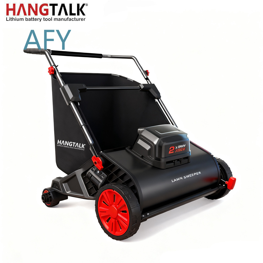 リチウム電池式プッシュリーフコレクター、庭の芝生の落ち葉掃除 - Gardening Tools Amazon のレビューと価格