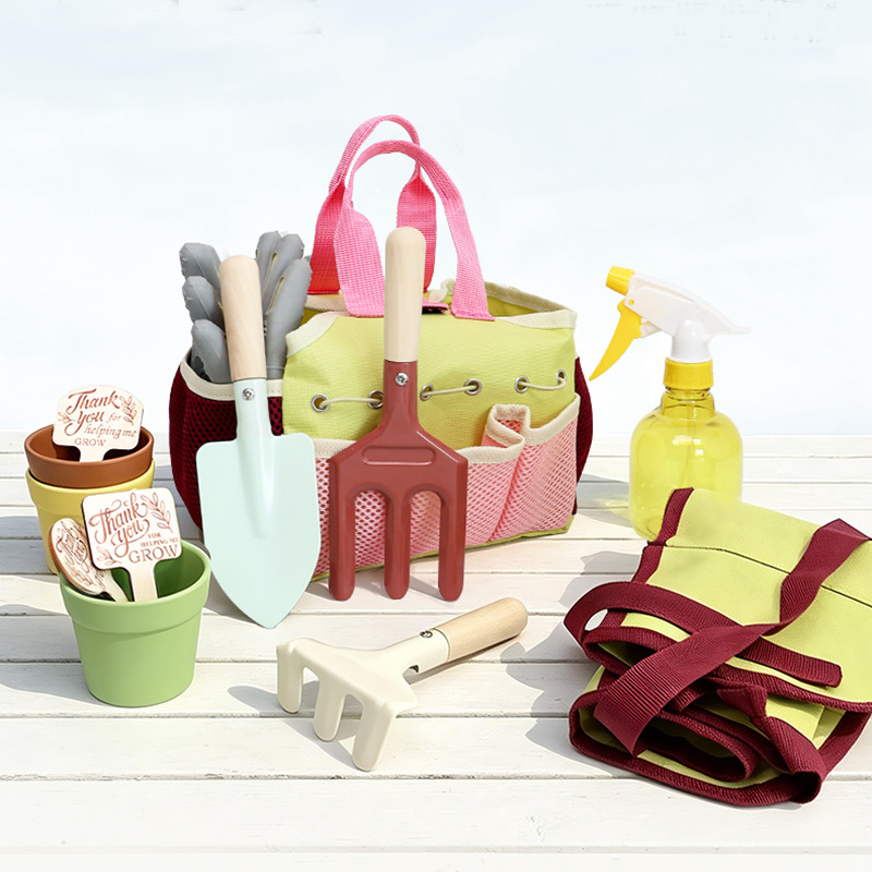 キッズガーデンツールセットごっこ遊び屋外シャベル熊手鍬水まき - Gardening Tools Gloves のレビューと価格