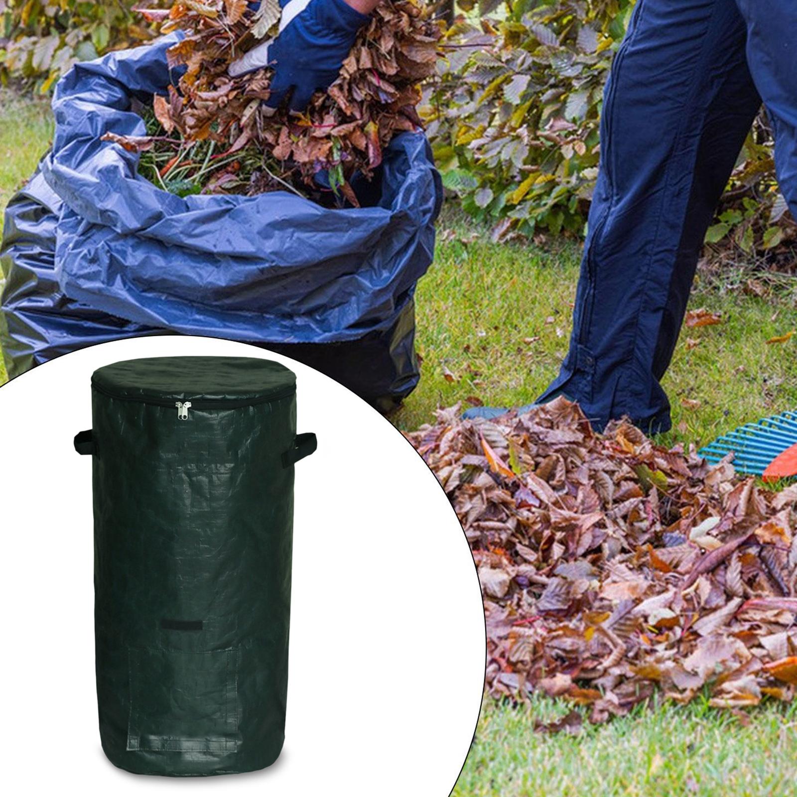 庭の廃棄物芝生バッグ高耐久堆肥ビン農場キッチン家庭用ゴミオー - Compost Bin のレビューと価格