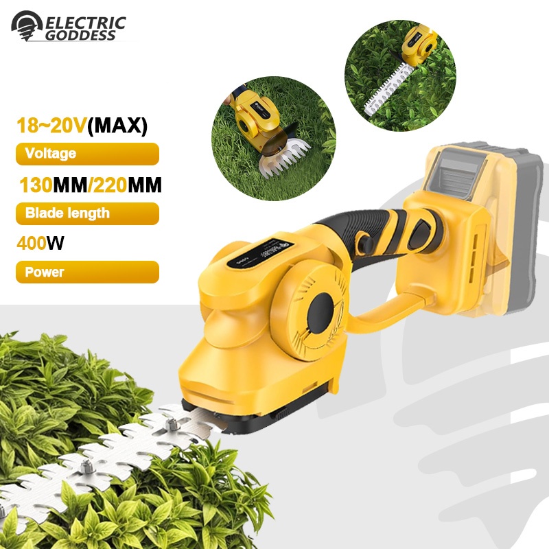 2IN1 ブラシレス電動ヘッジトリマー ハンドヘルド低木除草 - Gardening Tools Battery Powered のレビューと価格