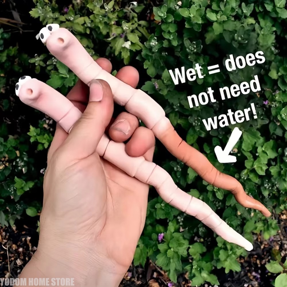 鉢植え植物湿度モニター バッテリー不要 かわいいミミズ型土壌 - Moisture Meter Plant のレビューと価格