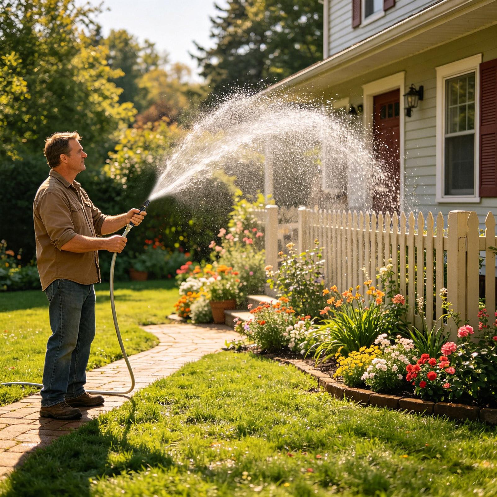 高圧水ホースノズル 3モードパワーウォッシャーノズルヘッド  - Garden Hose Nozzle のレビューと価格