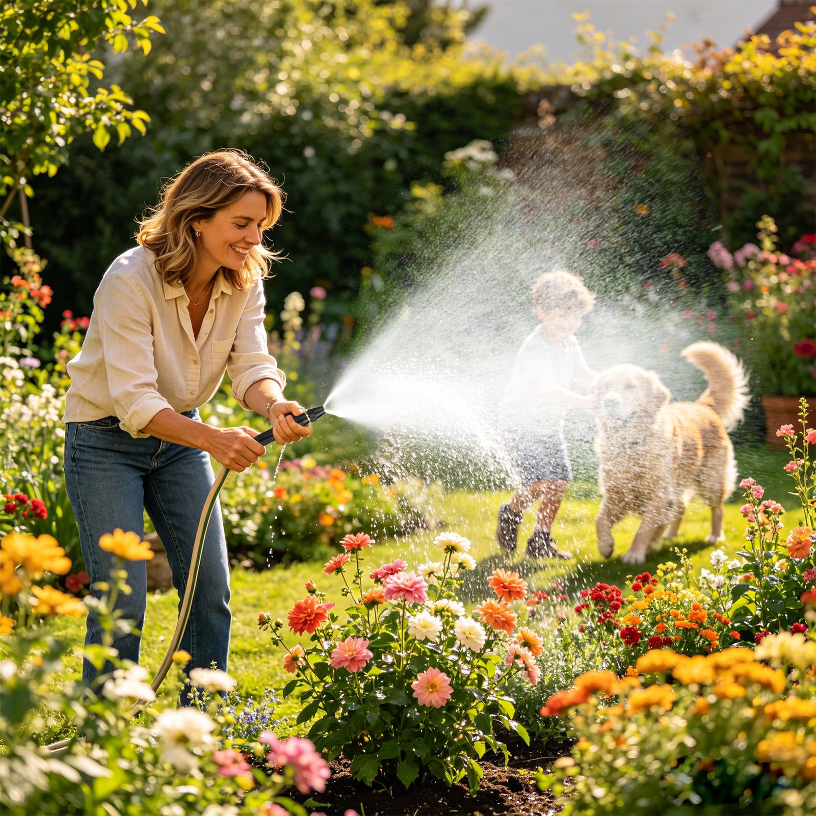 高圧水ホースノズル 3モードパワーウォッシャーノズルヘッド  - Garden Hose Nozzle のレビューと価格