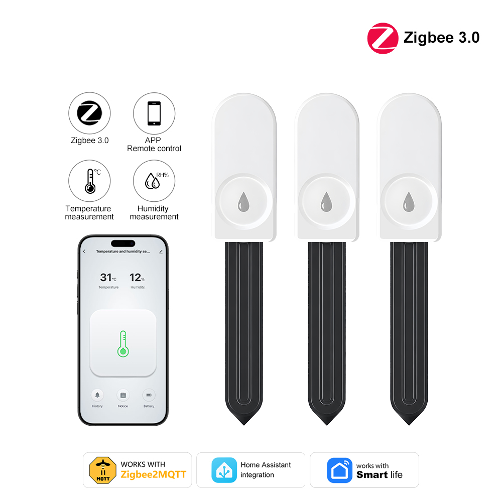 ZigBee土壌水分計（庭用湿度計センサー） - 農場、芝生 - Moisture Meter Plant のレビューと価格
