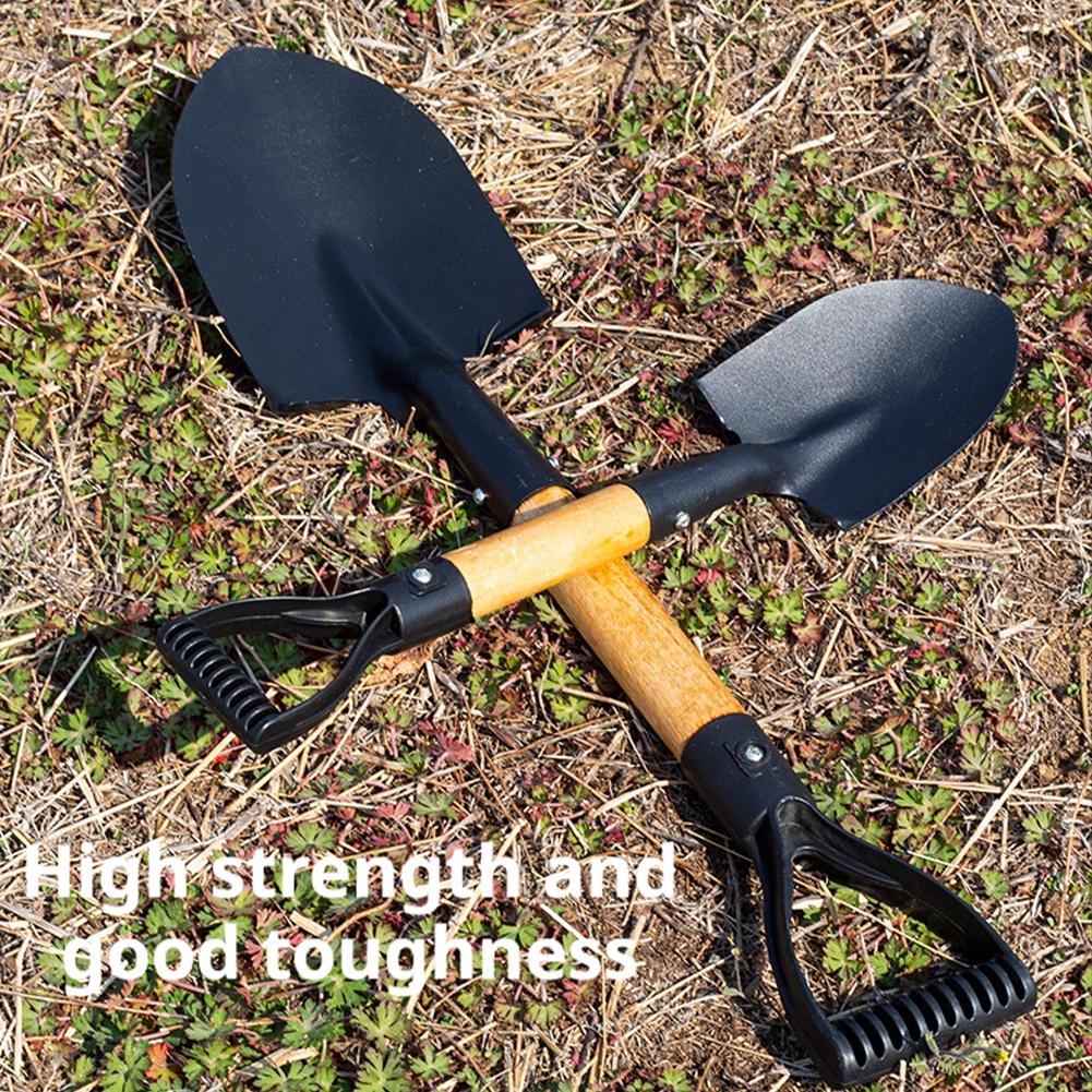 天然木製ハンドル付き防錆鋼製シャベル、尖った園芸用スコップ、 - Gardening Tools Wooden のレビューと価格