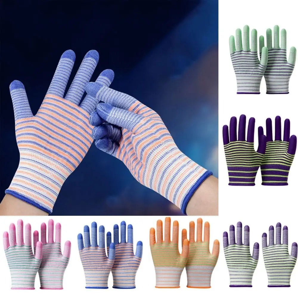 2/3/5 ペアの PU コーティングされたゼブラ柄の薄い耐 - Gardening Tools Gloves のレビューと価格
