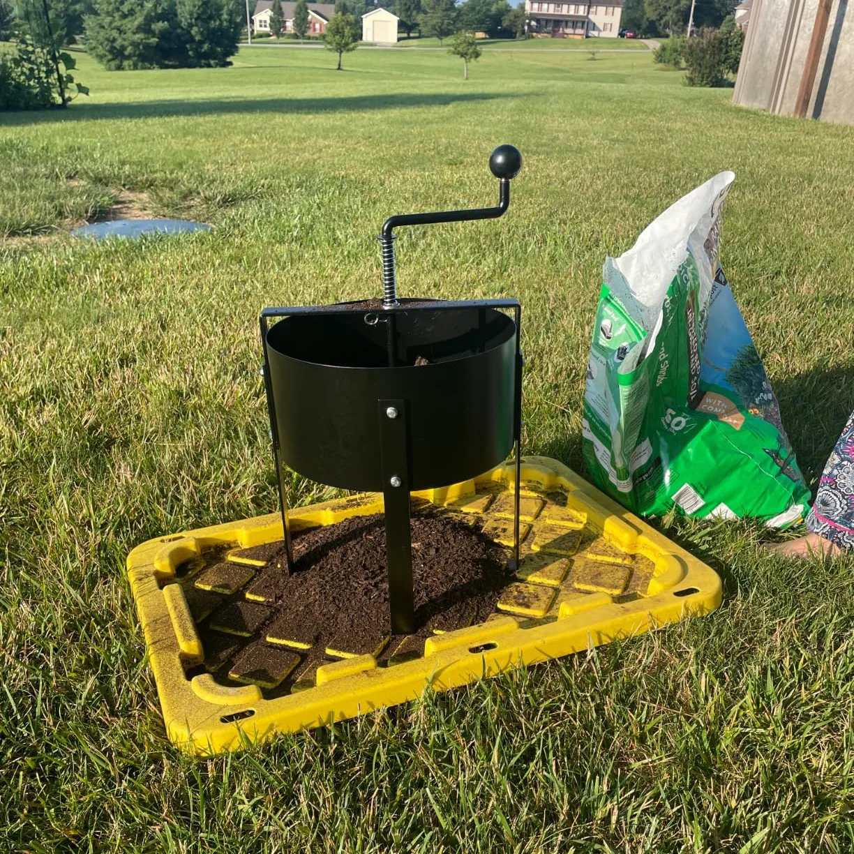 アマゾン回転式土壌ふるい、堆肥用メッシュふるい、ガーデン鉢植 - Gardening Tools Amazon のレビューと価格