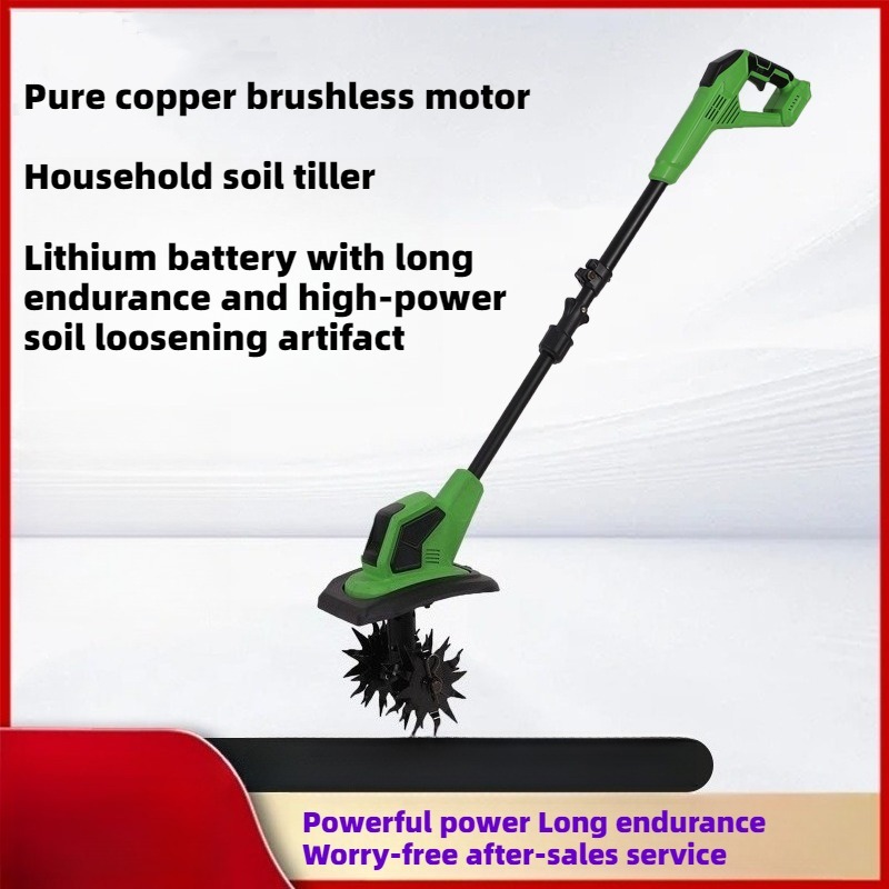 家庭用ハンドヘルドリチウム電池式ロータリー耕運機、農業用電動 - Gardening Tools Battery Powered のレビューと価格