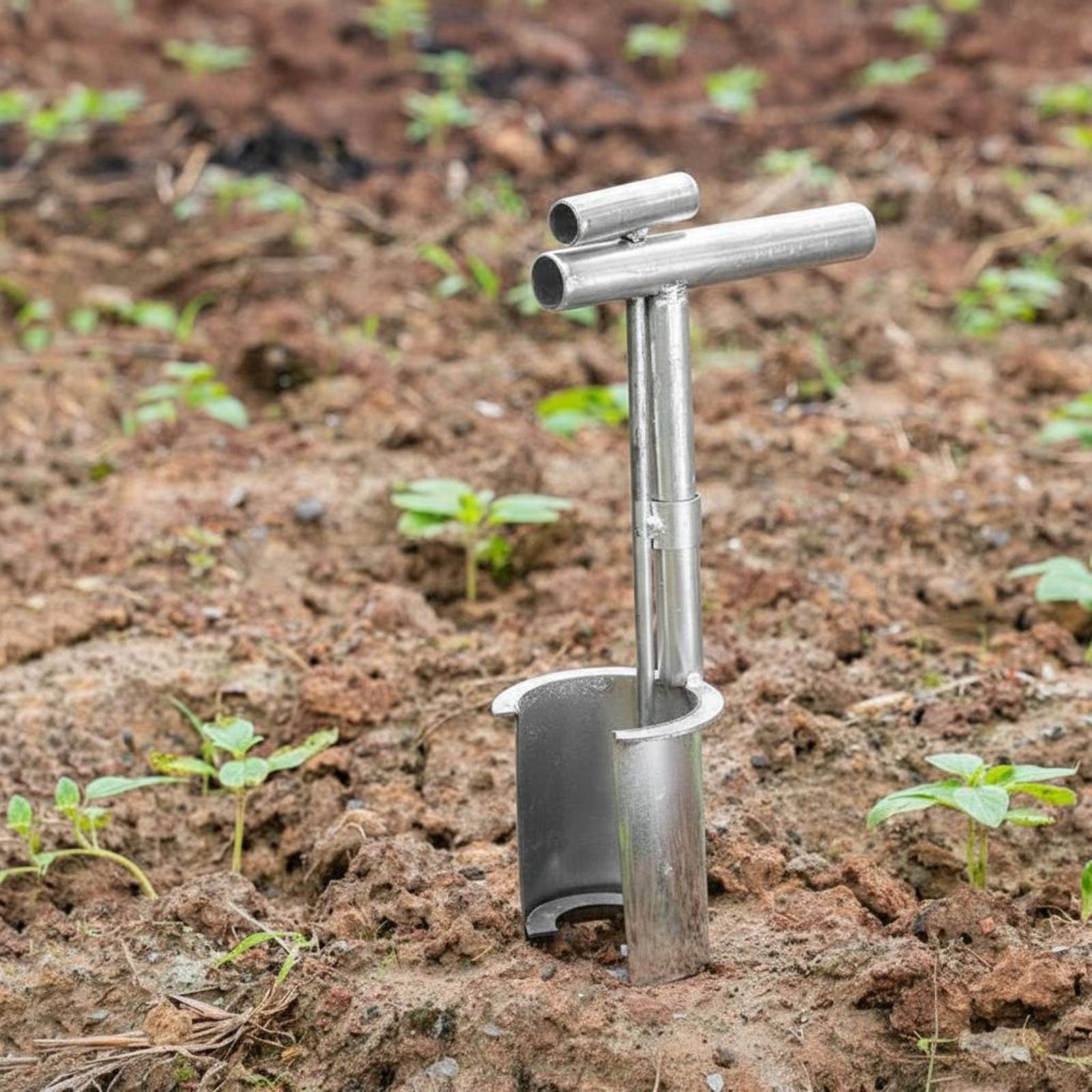 野菜移植ツール 正確な掘削 手動式植栽機 野菜植え付けツール - Gardening Tools Vegetables のレビューと価格