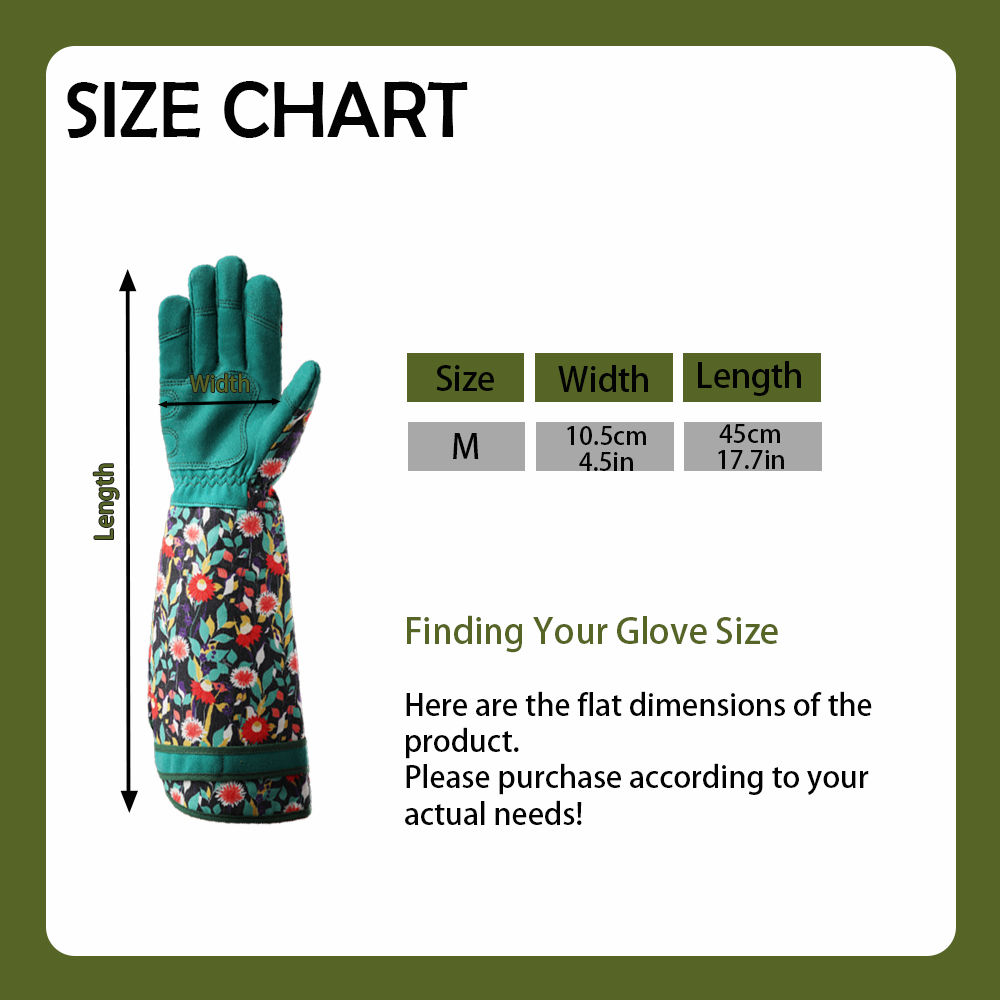 棘に強い園芸用手袋、強化された袖口で前腕を保護、通気性があり - Gardening Tools Gloves のレビューと価格