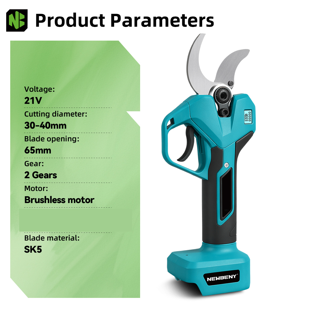 NEWBENY 65 ミリメートルコードレス電動剪定鋏 2  - Pruning Shears のレビューと価格