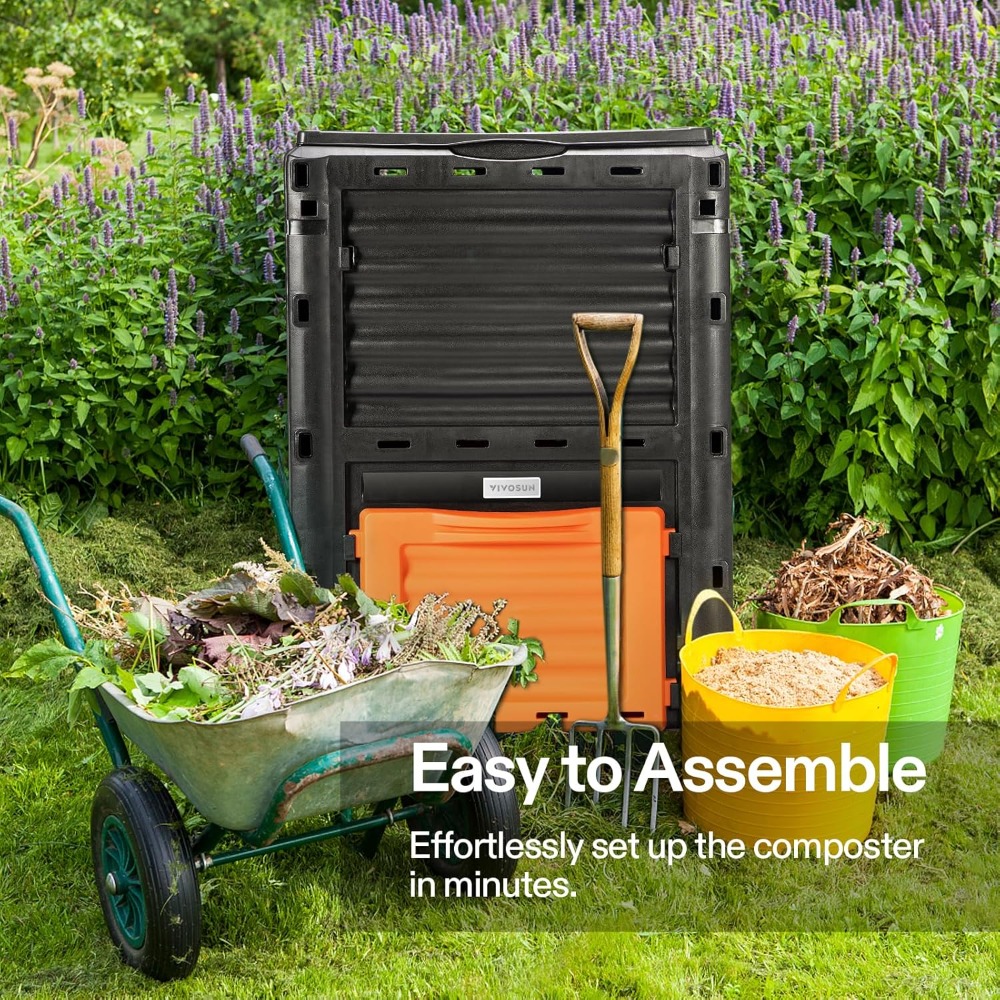 大容量で組み立てが簡単なガロン屋外堆肥化容器で、有機廃棄物の - Compost Bin のレビューと価格