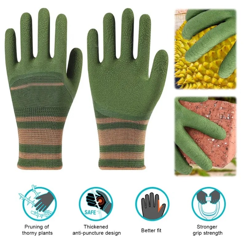 多用途ガーデニンググローブ、棘防止、防水、耐切創性、滑り止め - Gardening Tools Gloves のレビューと価格