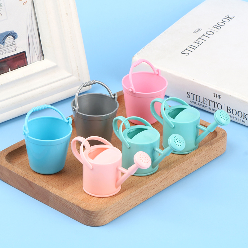 【CPI】1セットドールハウスミニチュアバケツじょうろモデル - Gardening Tools Wooden のレビューと価格