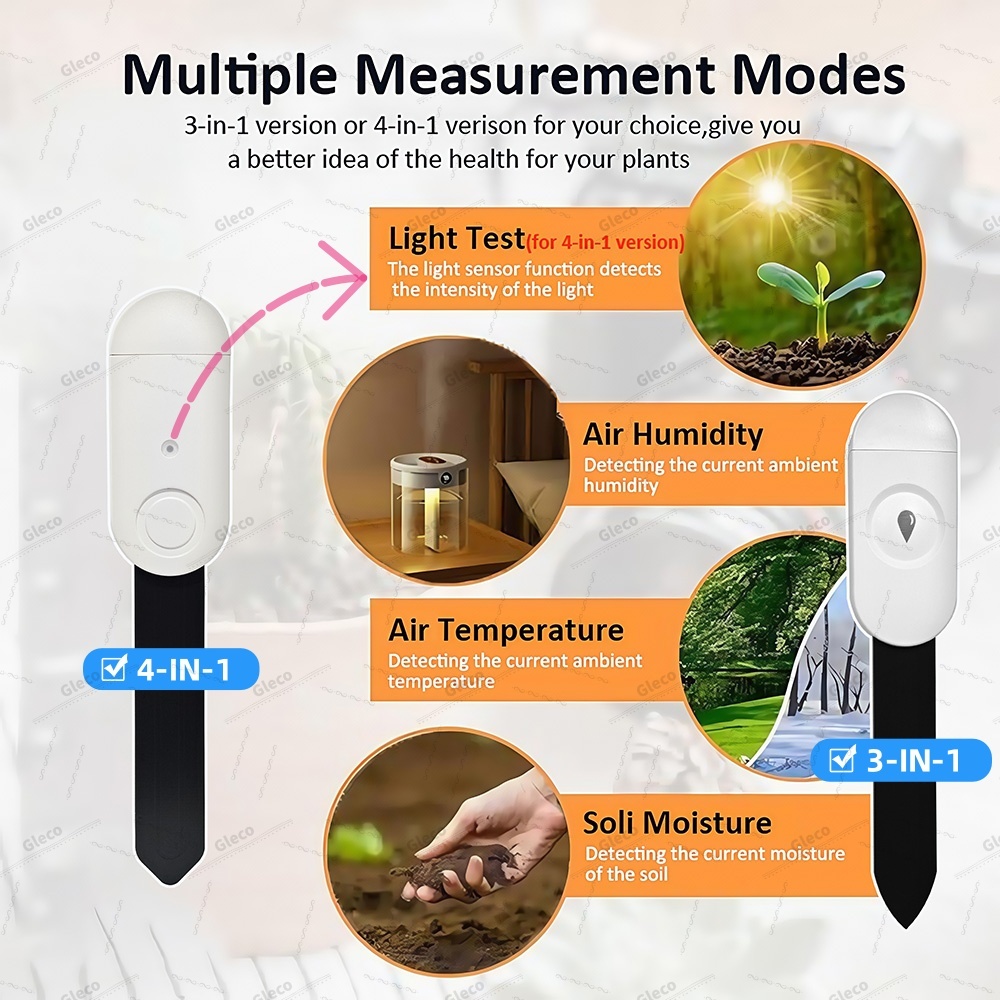 Zigbee 土壌水分センサーメーター温度湿度肥沃度光テスタ - Moisture Meter Plant のレビューと価格