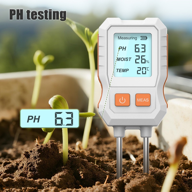 3-in-1デジタル土壌テスター、デュアルプローブ付き、高精 - Moisture Meter Plant のレビューと価格