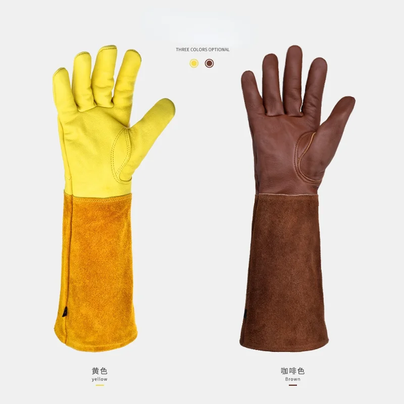頑丈なガーデニングローズ剪定ガントレットグローブ、とげのない - Gardening Tools Gloves のレビューと価格