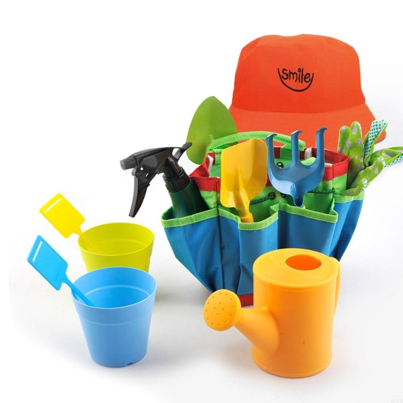 丸みを帯びたエッジとステンレス鋼のヘッドを持つ幼児用ガーデニ - Gardening Tools For Toddlers のレビューと価格
