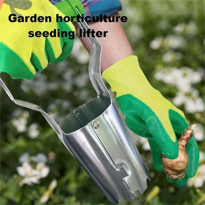 1-5 個ハンドル苗移植機手持ち式ガーデンツール穴掘り花植え - Gardening Tools Vegetables のレビューと価格
