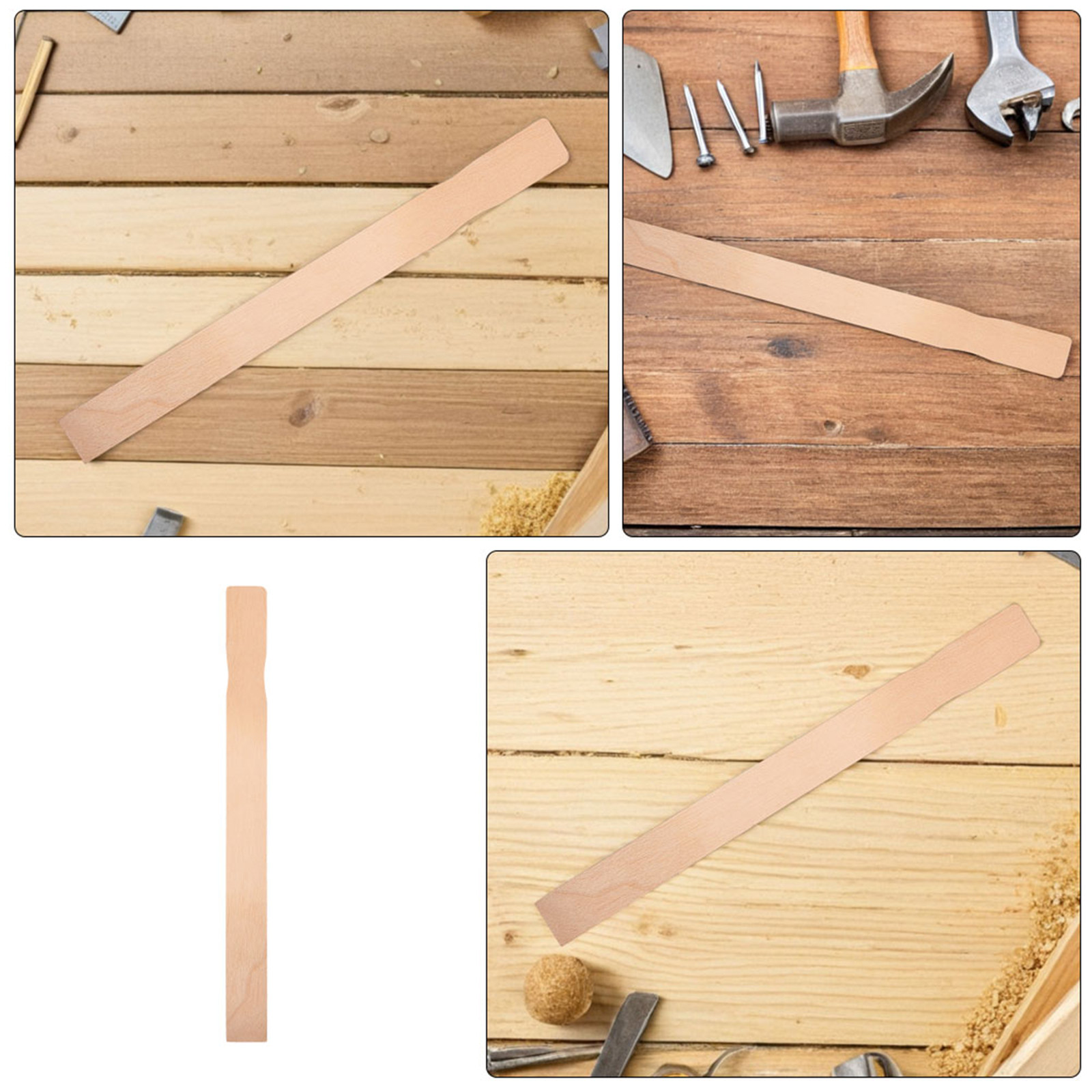 15本入りペイント攪拌棒、磨かれた木製の長い攪拌ツール、DI - Gardening Tools Wooden のレビューと価格