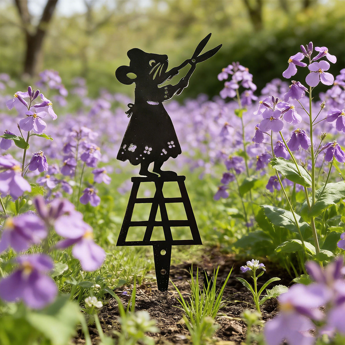 ブラックシルエットラインメタルガーデンコラム、ハサミ付きマウ - Gardening Tools Vegetables のレビューと価格