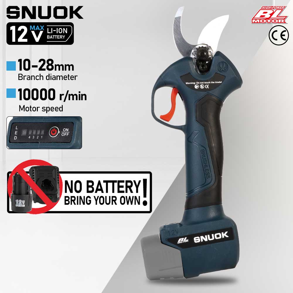 SNUOK 12V ブラシレス電動剪定鋏 DIY 屋外庭園盆 - Gardening Tools Battery Powered のレビューと価格
