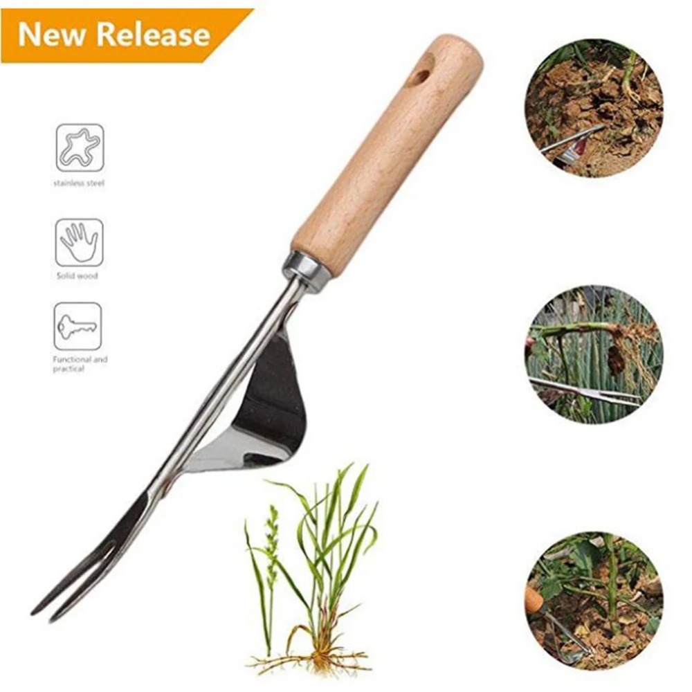 木製ハンドル付きステンレス製ガーデンピンセット,取り外し,カ - Gardening Tools Wooden のレビューと価格