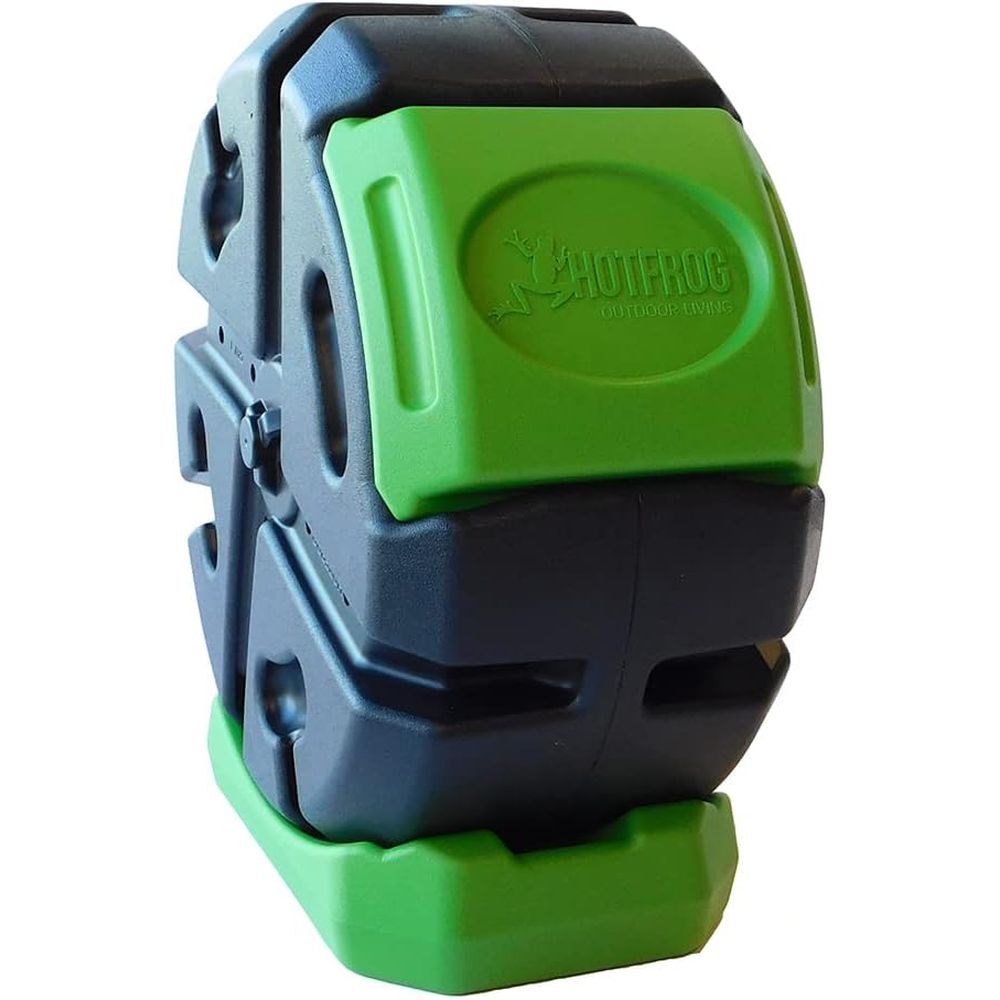 単室屋外回転式ガーデンコンポストビン - 19ガロン容量、黒 - Compost Bin のレビューと価格