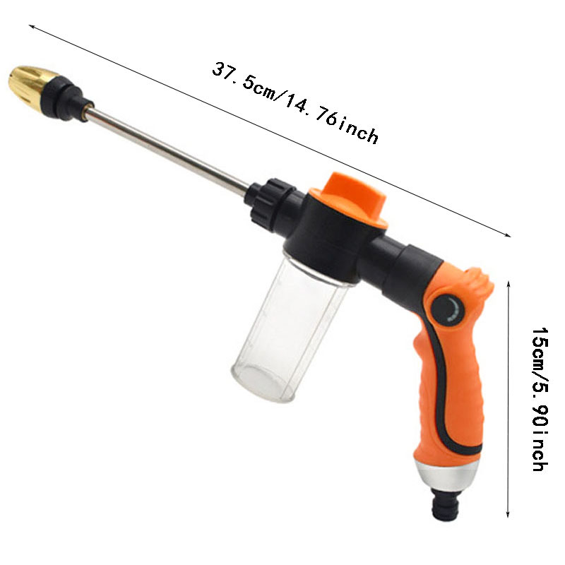 多機能ガーデンウォーターガンホースノズルロングロッド散水灌漑 - Garden Hose Nozzle のレビューと価格