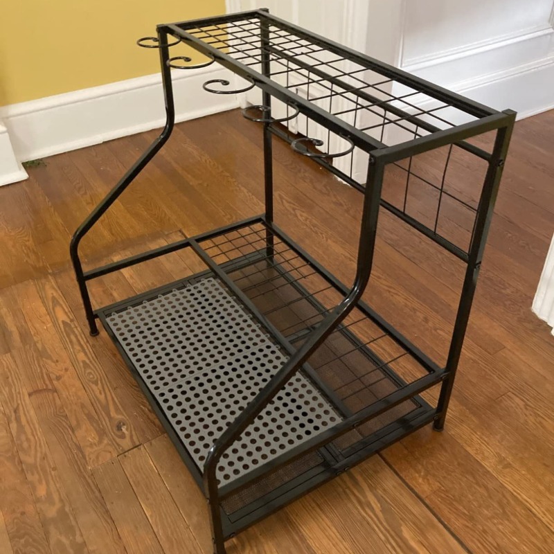 金属製園芸工具収納ラック、ガレージ収納、屋外庭園清掃、農具、 - Gardening Tools Amazon のレビューと価格