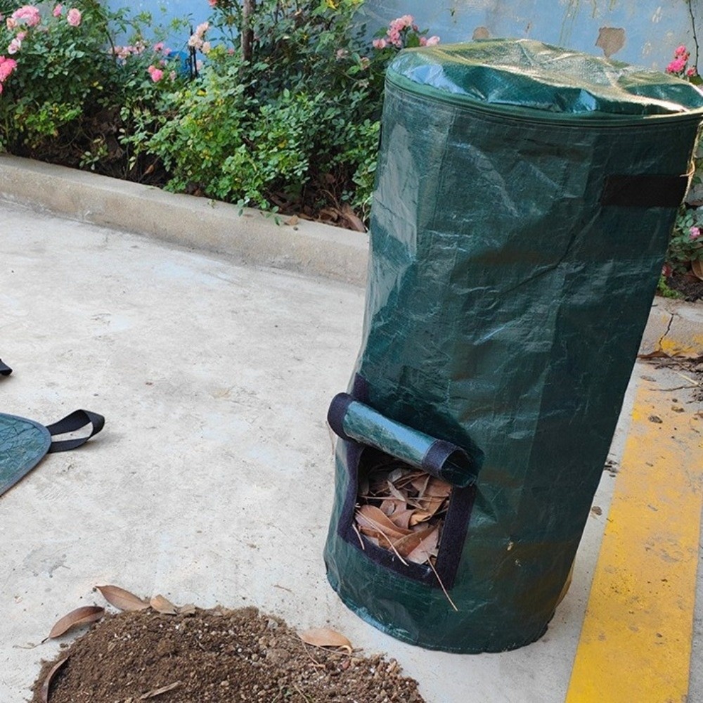 耐摩耗性コンポストビンバッグ、ジッパー付き蓋、密閉型リーフロ - Compost Bin のレビューと価格